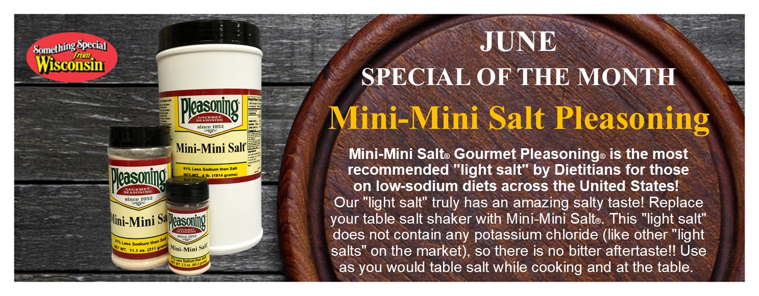 Dietitian Recommended for those on low-sodium diets!